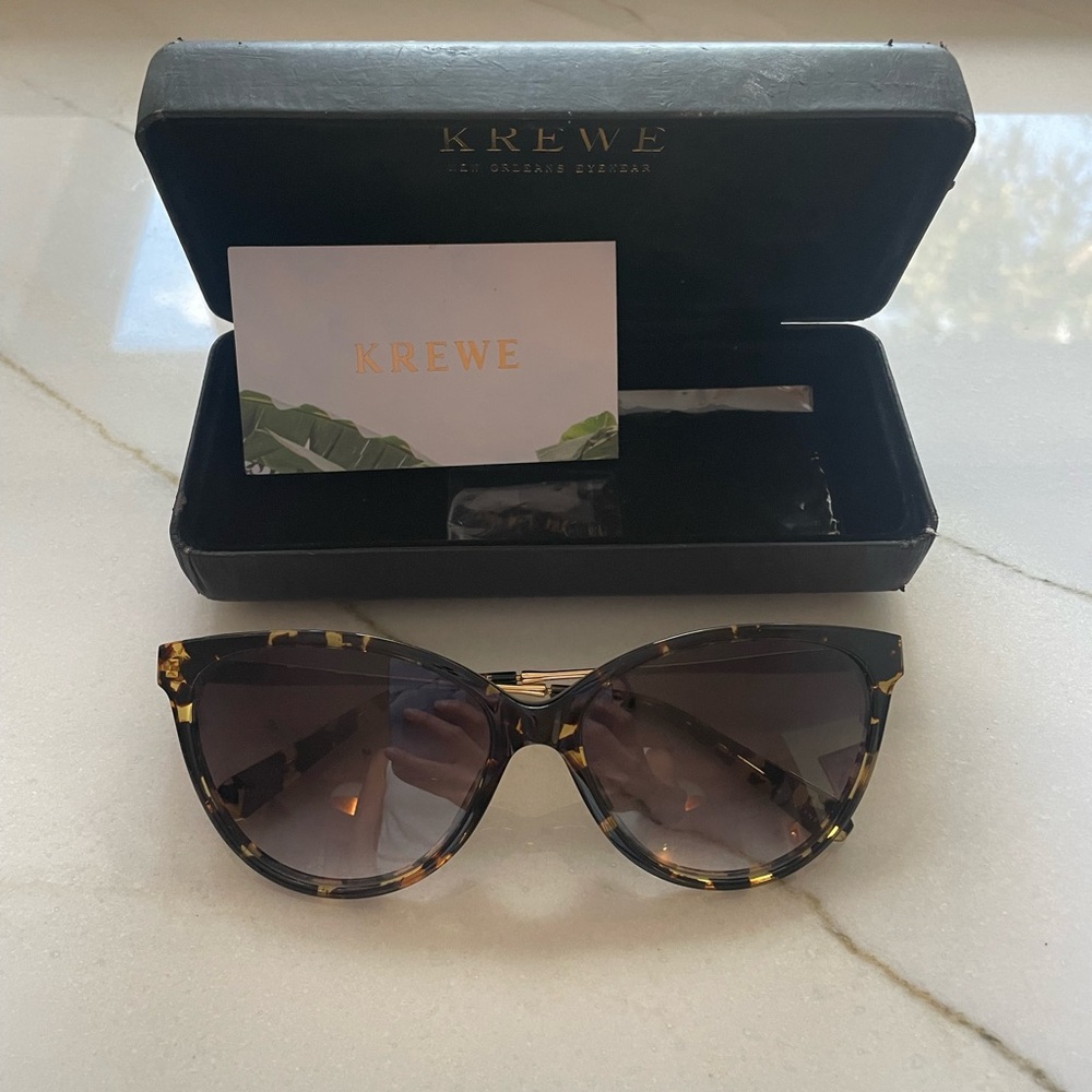 KREWE Monroe Tortoise Sunglasses